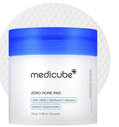 Discos faciais Zero Pore Pad da Medicube